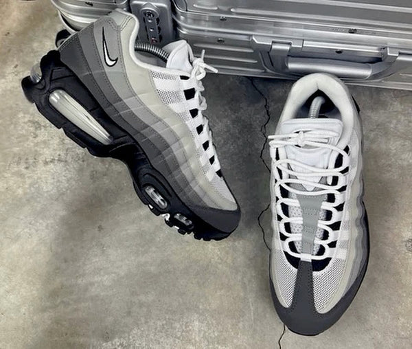 NIKE AIR MAX 95 GREY WHITE BLACK – Live-kickz