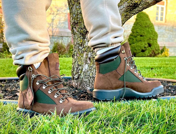 TIMBERLAND HIKING BOOTS BROWN GREEN – Live-kickz