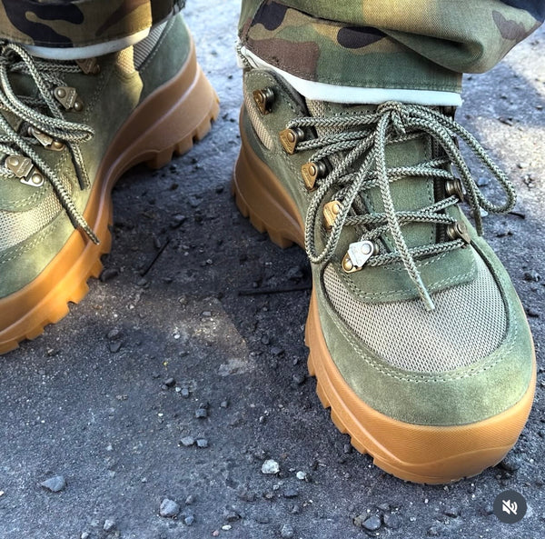 ASOLO TRAIL BOOTS LOW GREEN OLIVE – Live-kickz