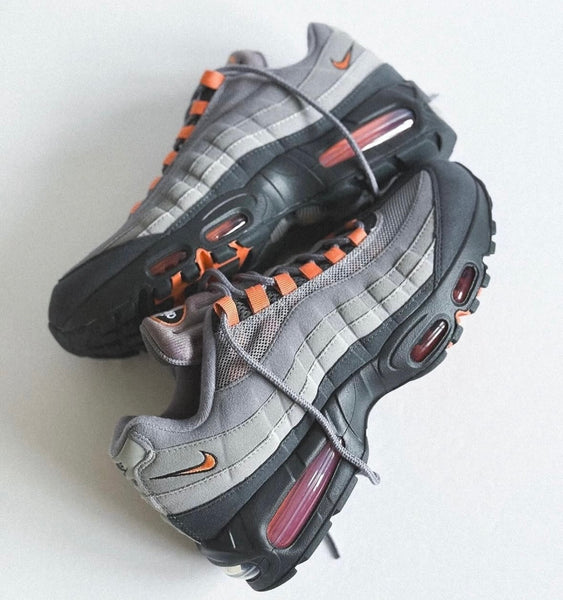 NIKE AIR MAX 95 GREY ORANGE – Live-kickz