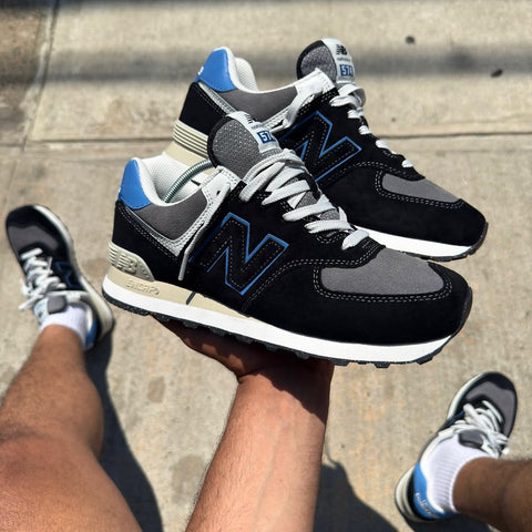 NEW BALANCE CLASSIC BLACK GREY COOL BLUE
