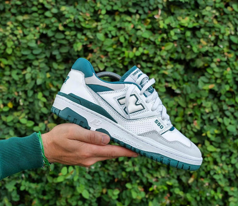 NEW BALANCE CLASSIC WHITE GREEN