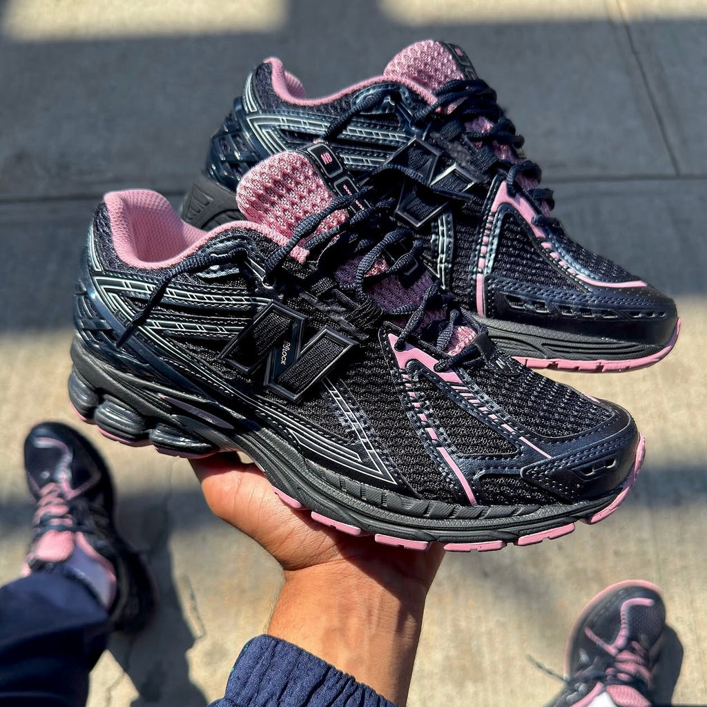 NEW BALANCE X TRAINERS BLACK PINK