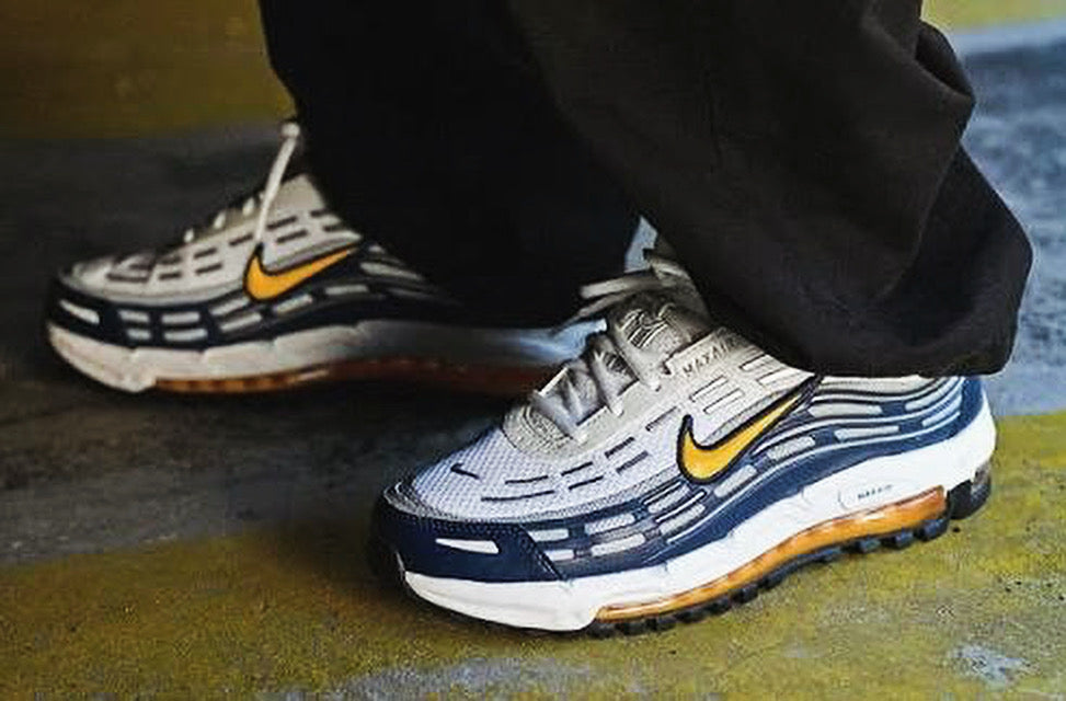 NIKE AIR MAX WHITE NAVY YELLOW