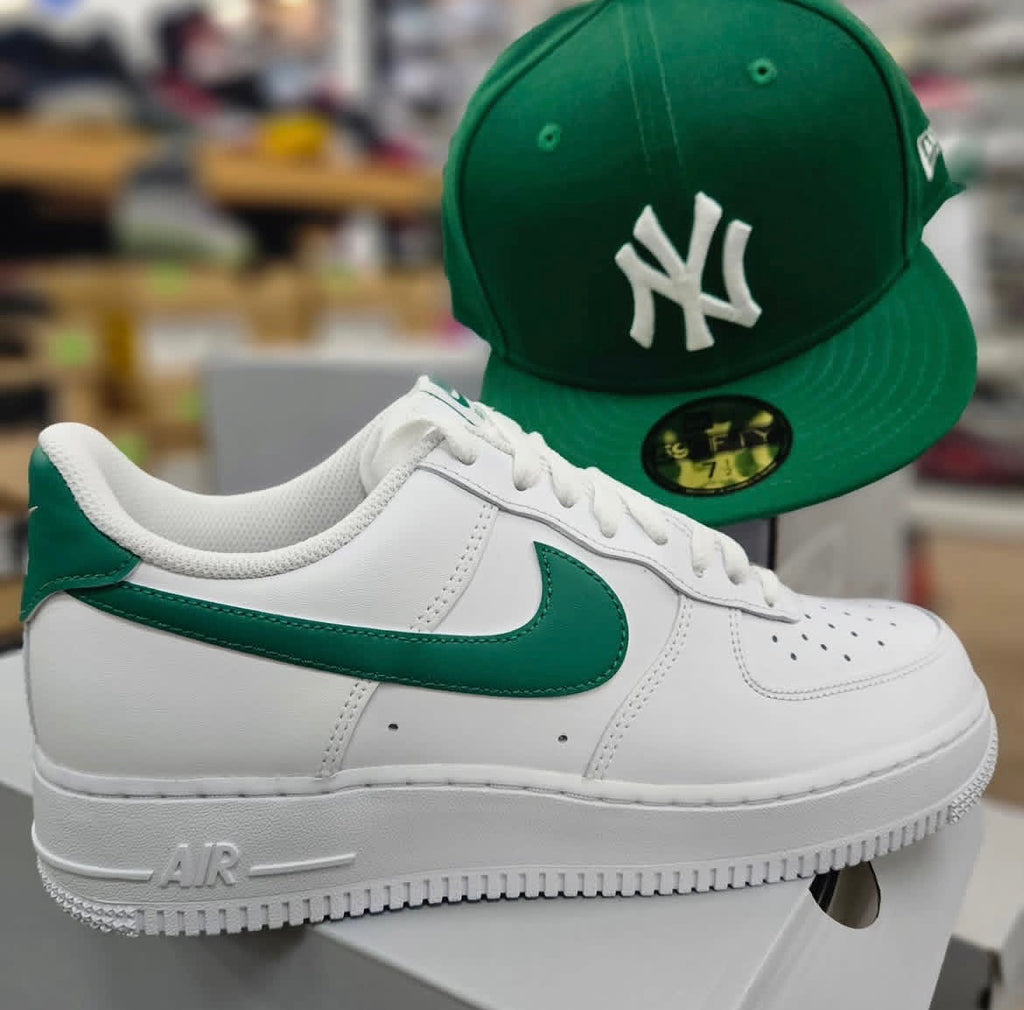 NIKE AIR FORCE 1 WHITE GREEN
