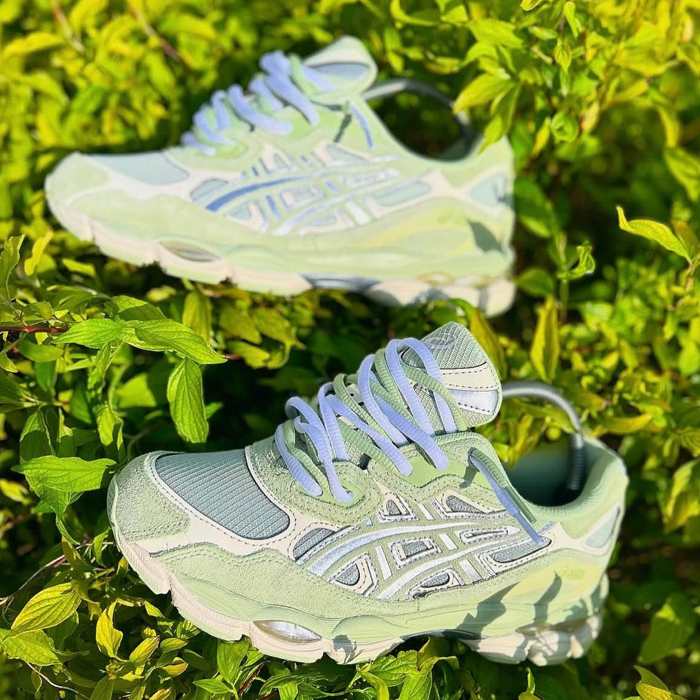 ASICS GEL TRAINERS MINT GREEN