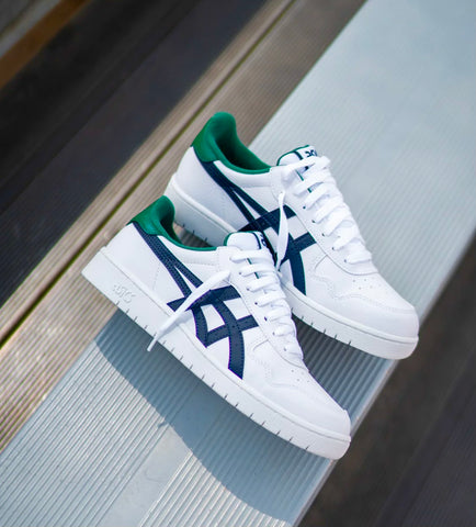 ASICS CLASSIC LOW WHITE NAVY GREEN