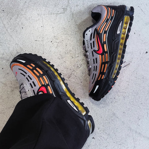 NIKE AIR MAX GREY BLACK ORANGE