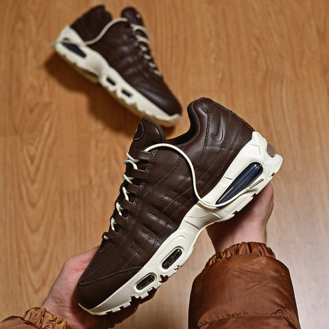 NIKE AIR MAX 95 BROWN PREMIUM LEATHER