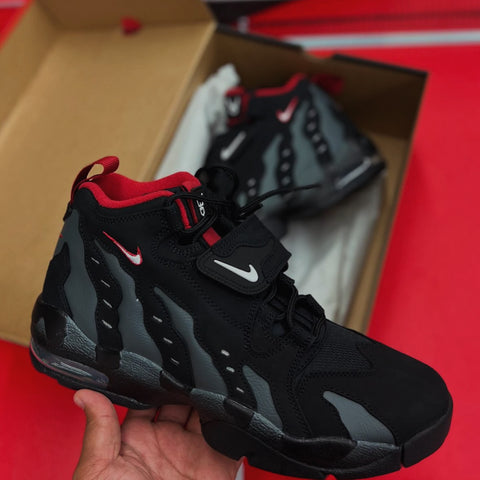 NIKE DEION SANDERS BLACK GREY RED