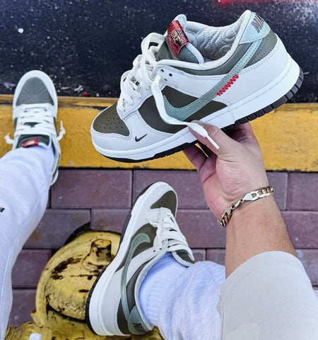 NIKE DUNK LOW ARMY GREEN OLIVE NUDE