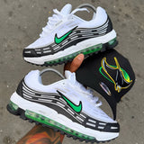 NIKE AIR MAX WHITE BLACK GREEN