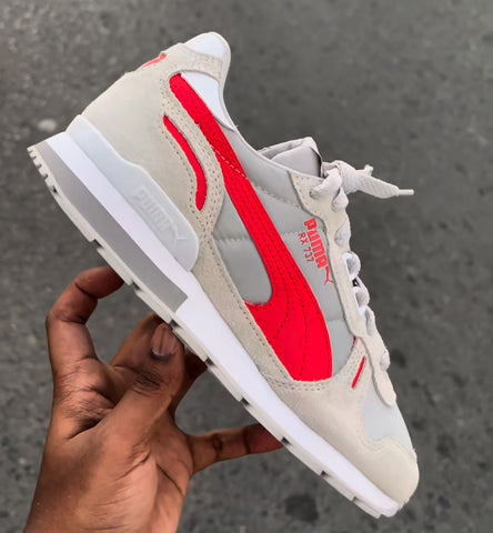 PUMA CLASSIC RUNNERS GREY RED
