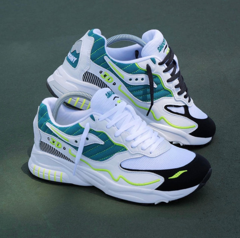 SAUCONY 3D HURRICANE WHITE VOLT