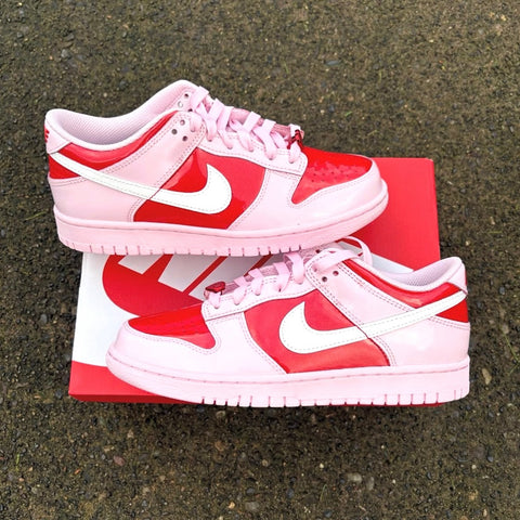 NIKE DUNK LOW RED PINK WOMEN SIZES