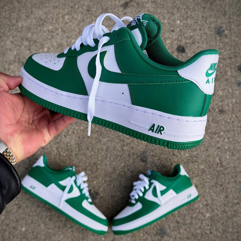 NIKE AIR FORCE 1 WHITE GREEN