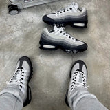 NIKE AIR MAX 95 GREY WHITE BLACK