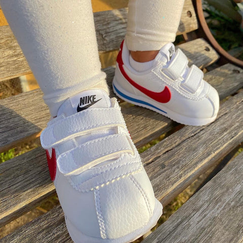 NIKE CORTEZ WHITE RED BLUE