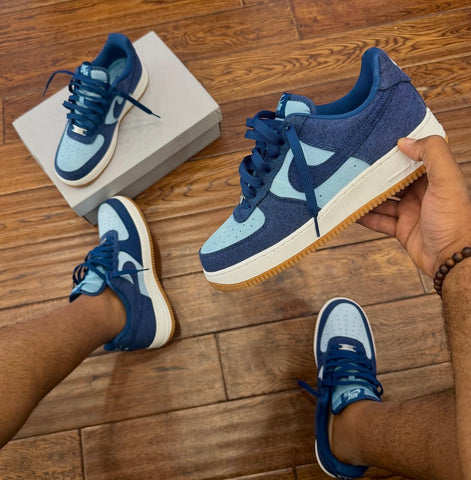 NIKE AIR FORCE 1 DENIM BLEND