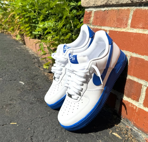 NIKE AIR FORCE 1 WHITE ROYAL