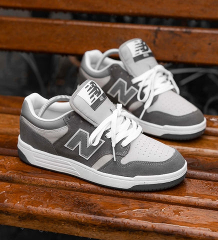 NEW BALANCE CLASSIC LOW GREY WHITE