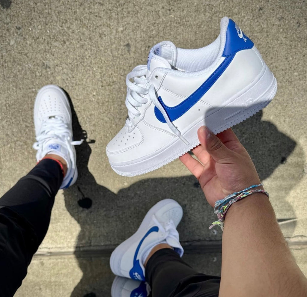 NIKE AIR FORCE 1 WHITE ROYAL