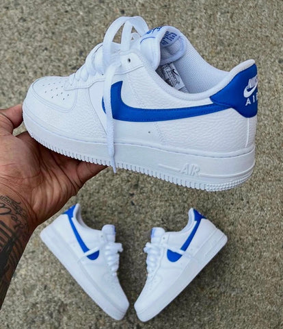 NIKE AIR FORCE 1 WHITE ROYAL