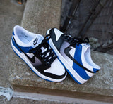 NIKE DUNK LOW WHITE BLACK ROYAL FADE WOMENS