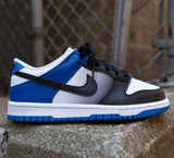 NIKE DUNK LOW WHITE BLACK ROYAL FADE WOMENS
