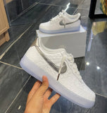 NIKE AIR FORCE 1 WHITE CHROME