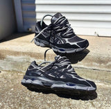 ASICS GEL TRAINERS BLACK GREY