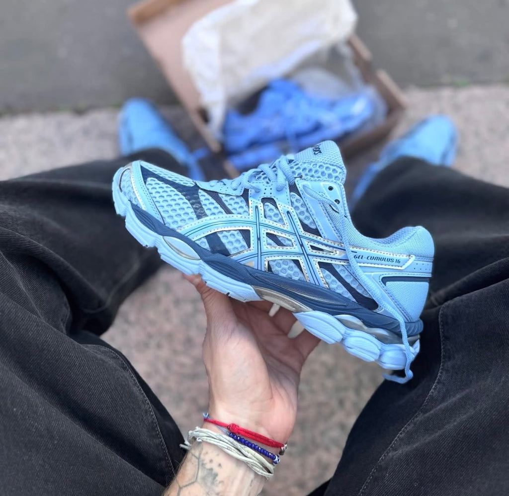 ASICS CLOUD TRAINERS ICE BLUE