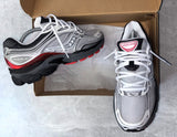 SAUCONY HYBRID TRAINERS GREY BLACK WHITE RED