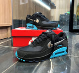 NIKE AIR MAX 90 BLACK AQUA