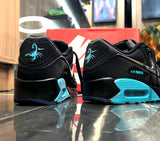NIKE AIR MAX 90 BLACK AQUA