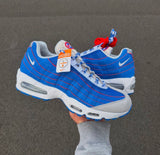 NIKE AIR MAX 95 STORM BLUE GREY RED