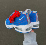 NIKE AIR MAX 95 STORM BLUE GREY RED