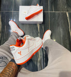 NIKE AIR FORCE 1 WHITE ORANGE