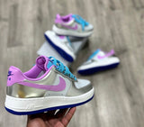 NIKE AIR FORCE 1 PLATINUM AQUA VIOLET