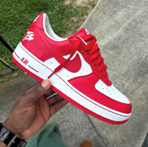 NIKE AIR FORCE 1 TS RED WHITE