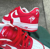NIKE AIR FORCE 1 TS RED WHITE