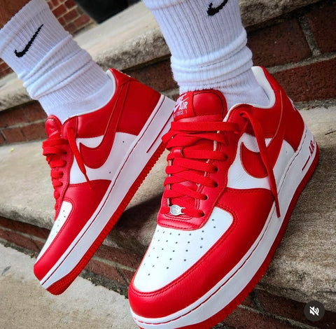 NIKE AIR FORCE 1 TS RED WHITE