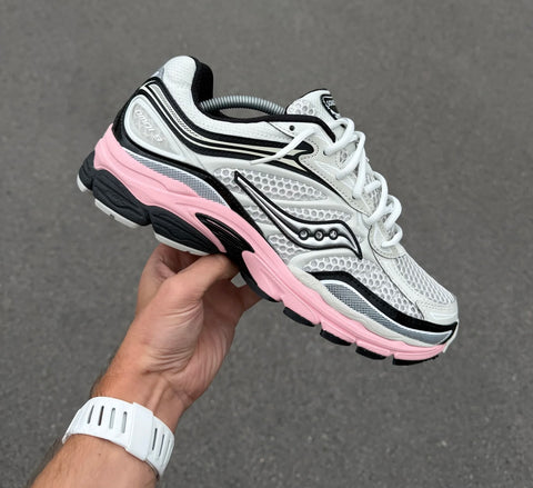SAUCONY HYBRID TRAINERS WOMEN WHITE PINK BLACK