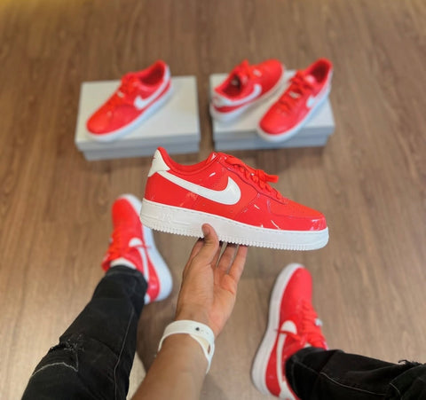 NIKE AIR FORCE 1 CHERRY PATTEN LEATHER WOMENS