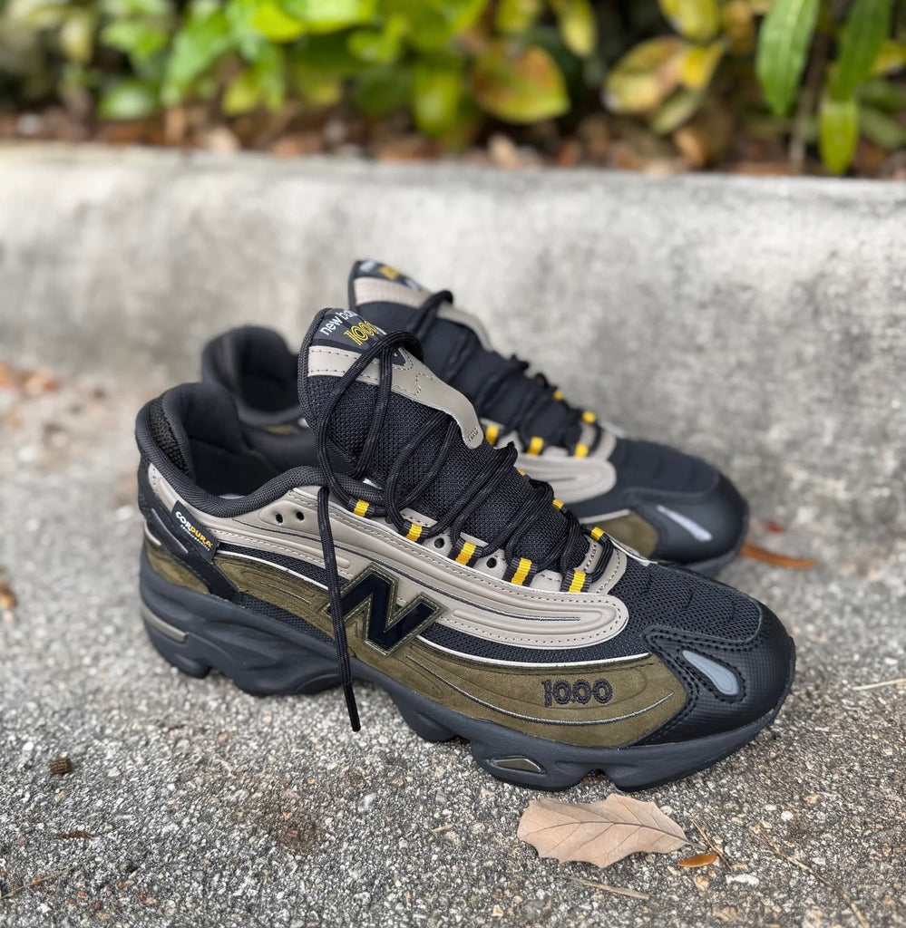 NEW BALANCE 1000 TRAINERS BROWN TAN BLACK