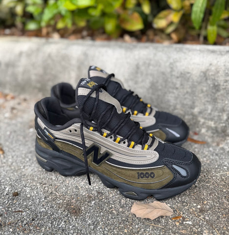 NEW BALANCE 1000 TRAINERS BROWN TAN BLACK