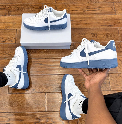 NIKE AIR FORCE 1 WHITE WASHED BLUE