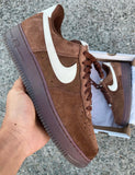NIKE AIR FORCE 1 BROWNIE CREAM WOMENS
