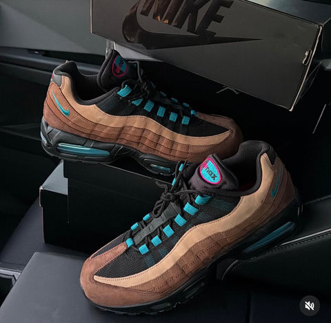 NIKE AIR MAX 95 BROWN AQUA