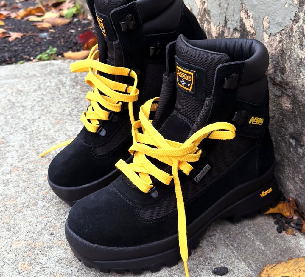 ASOLO TRAIL BOOTS BLACK SUEDE